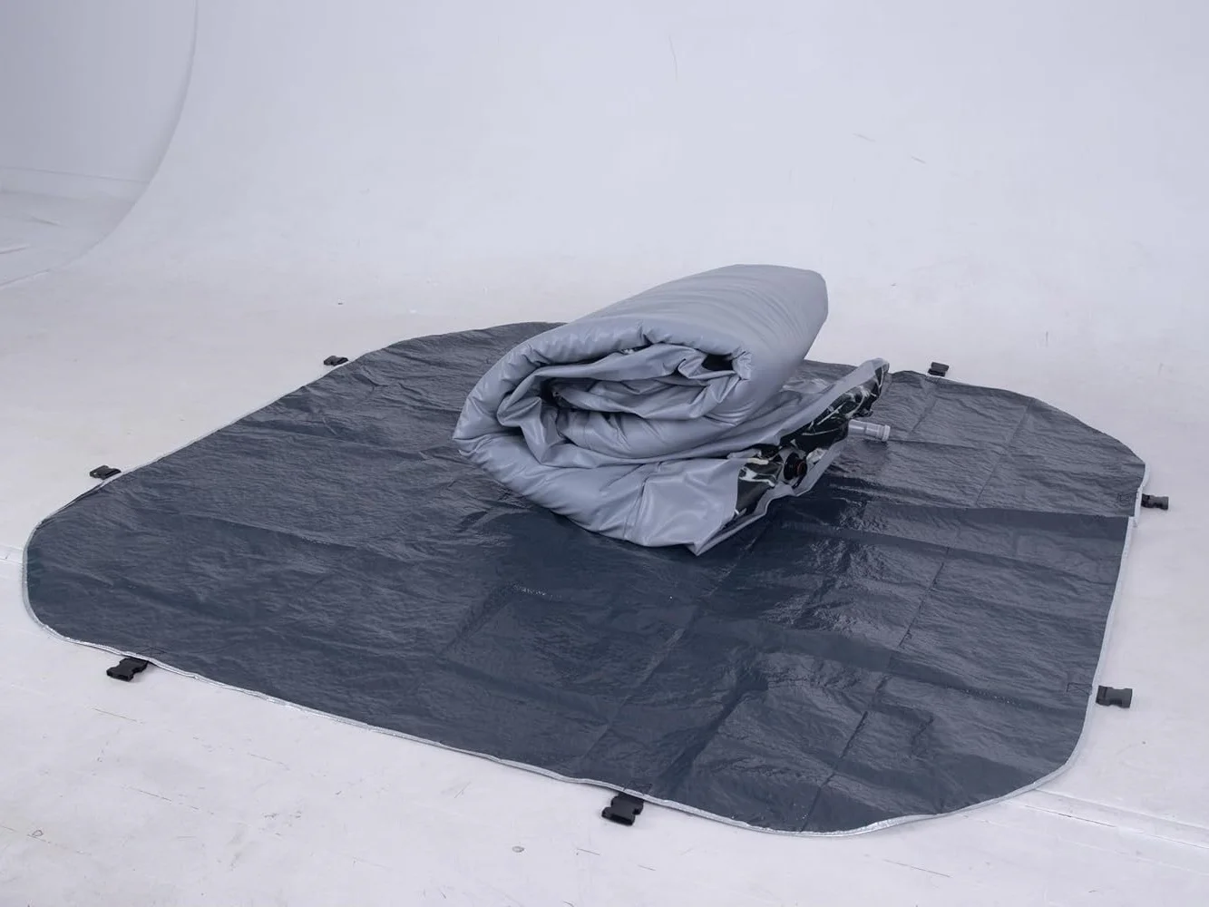 Garvee Inflatable Hot Tub 82.67 x 82.67 x 27.55", for 4-6 Persons, 105 Jets, Marble Design - image 2