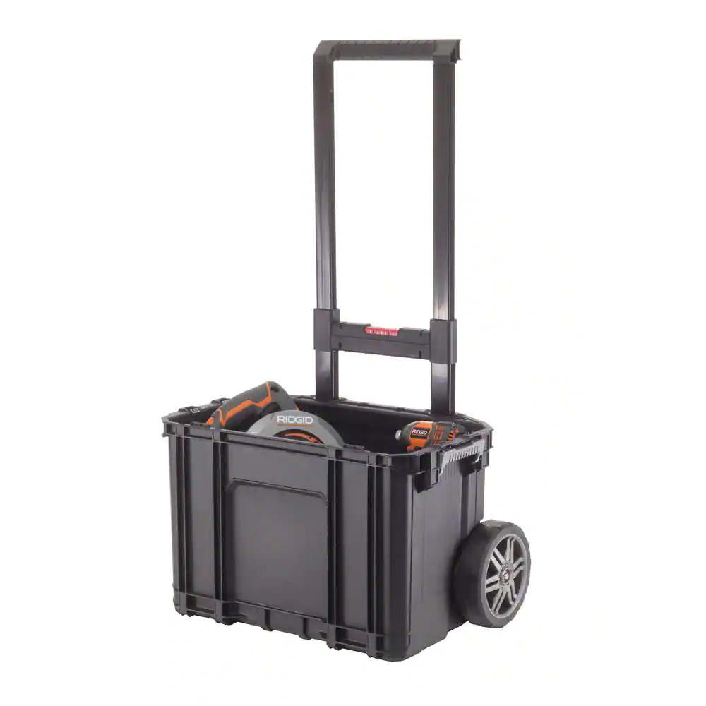 22-Inch Modular Rolling Tool Box System - 3-Piece Mobile Tool Cart with Toolbox & 12-Bin Organizer - product image 4