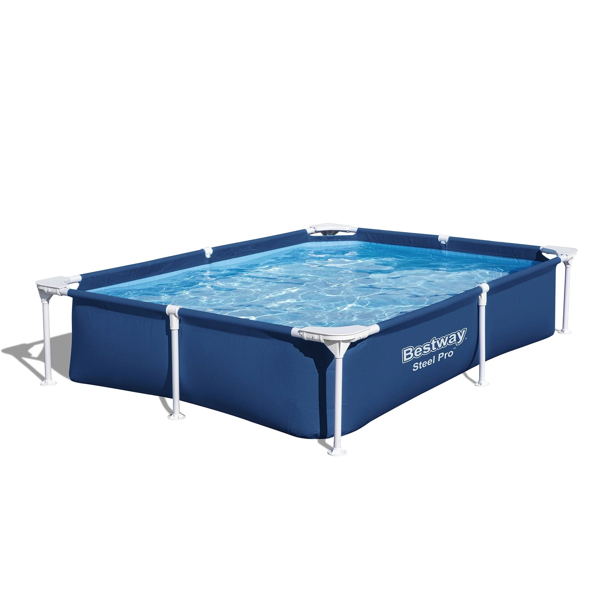 Bestway Steel Pro 87" x 59" x 17" Rectangular Above Ground Swimming Pool - image 8