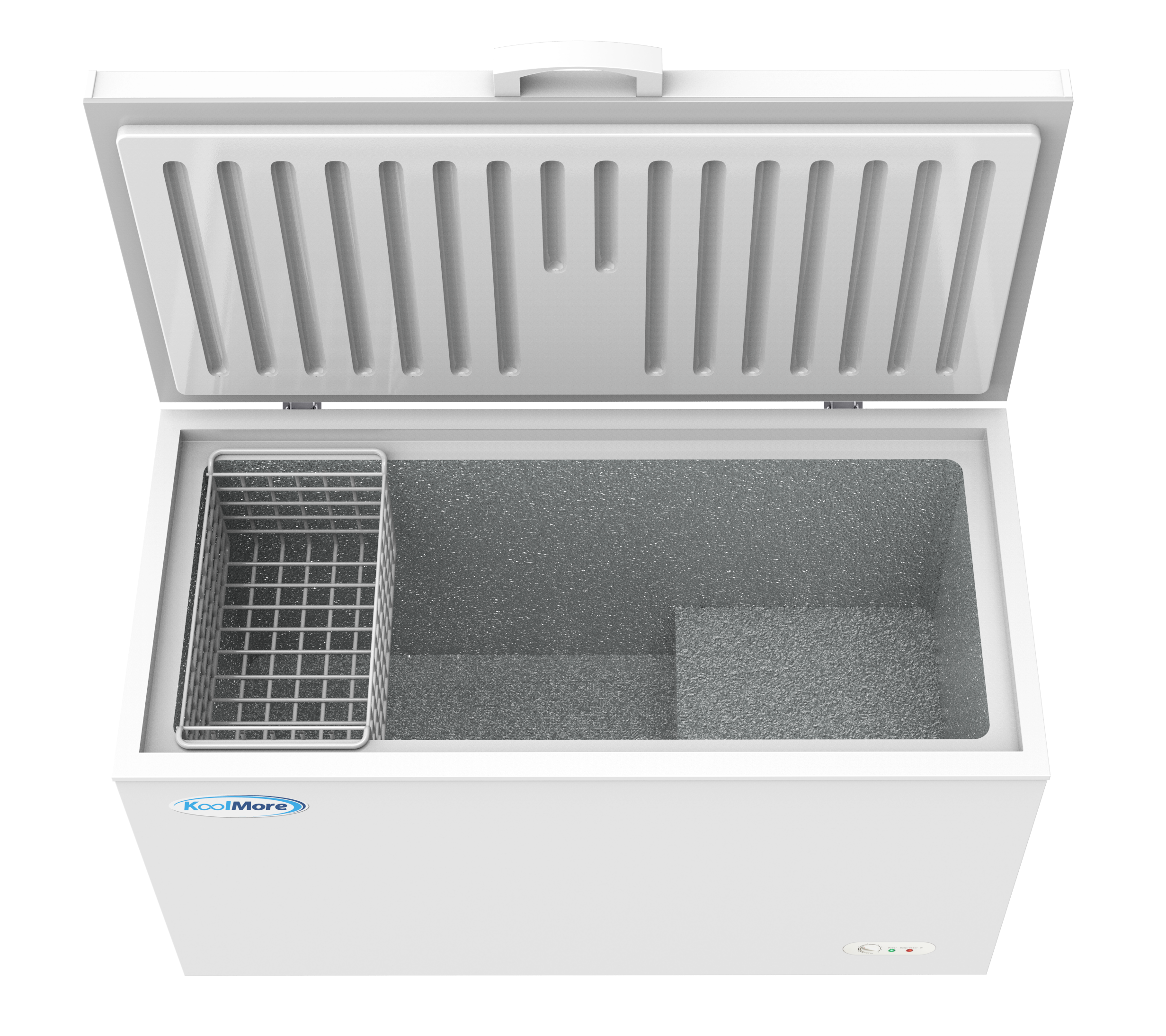 16 Cu. Ft. Chest Freezer with Lock - Deep Freezer with 2 Storage Baskets, Wheels & Adjustable Temperature Control - product image 4