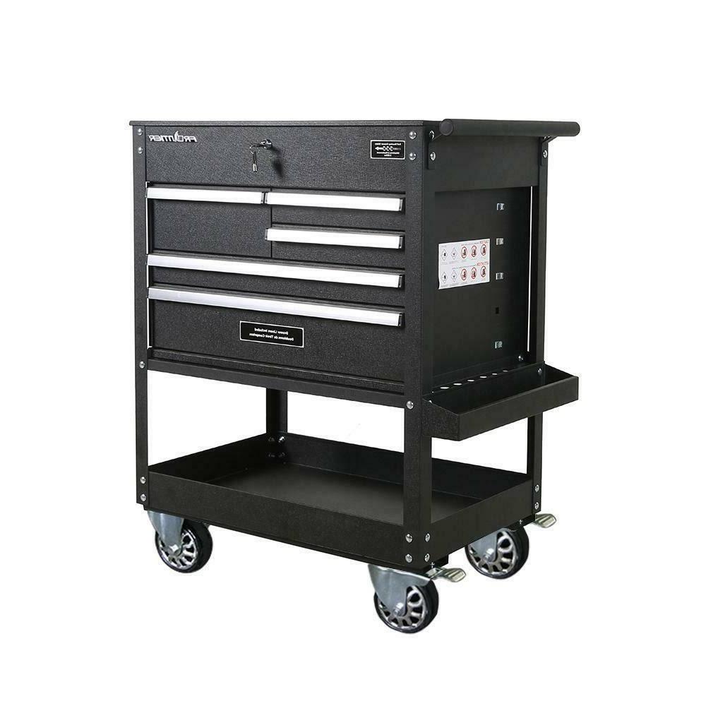 5 Drawer Rolling Tool Cabinet - Mobile Steel Tool Storage Chest with Locking System - product image 1