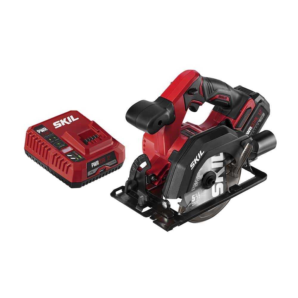 12-volt 5-1/2-in Brushless Cordless Circular Saw (1-Battery Charger Included) - product image 2