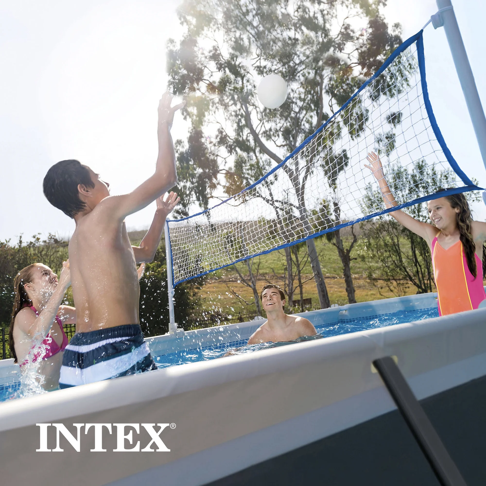 INTEX 32ft x 16ft x 52in Ultra XTR Above Ground Pool, Floats (2 Pack), & Inflatable Cooler - image 8