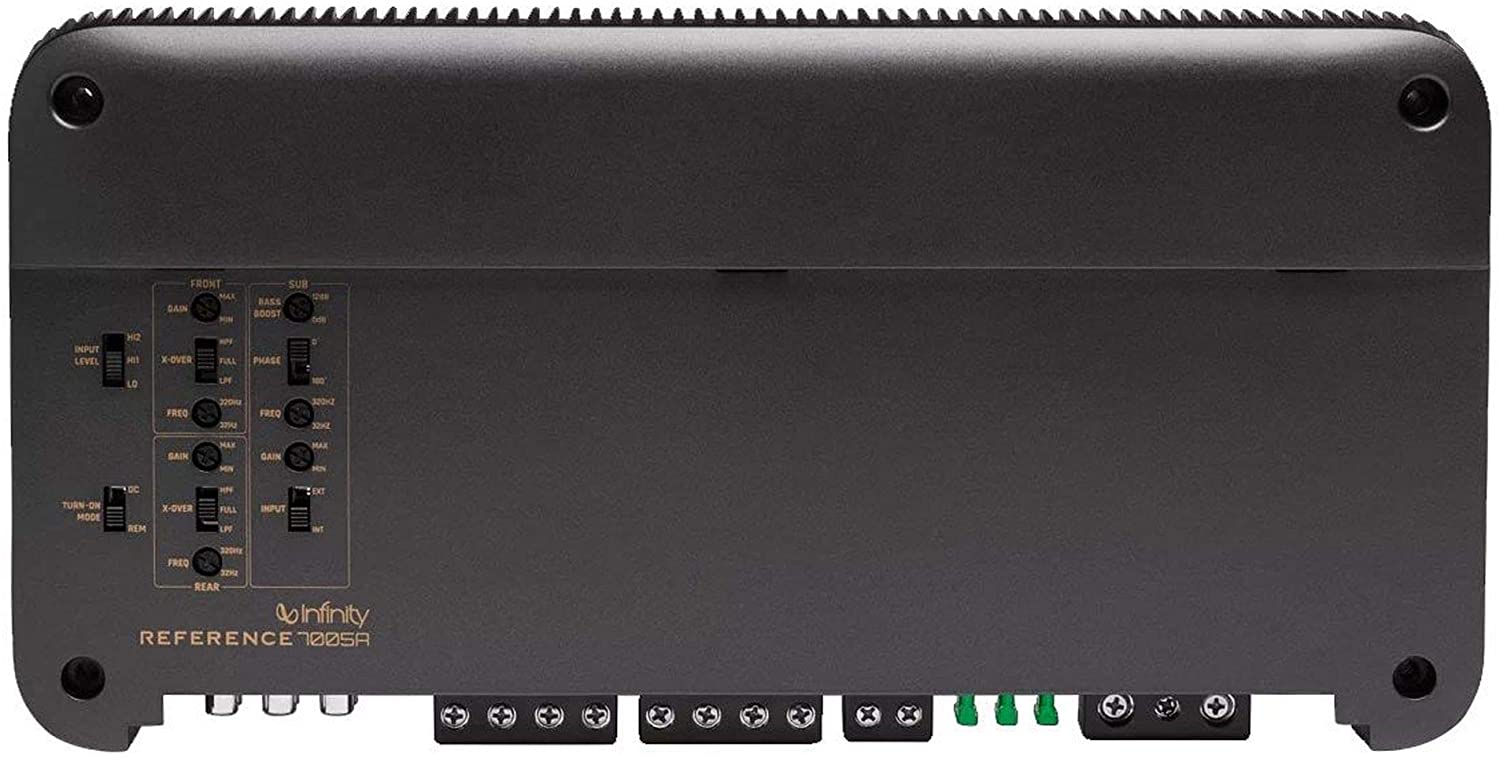 Infinity Reference-7005A Reference Series 5-Channel, 50w X 4, 500w X 1 Amplifier with Bass Knob - image 6