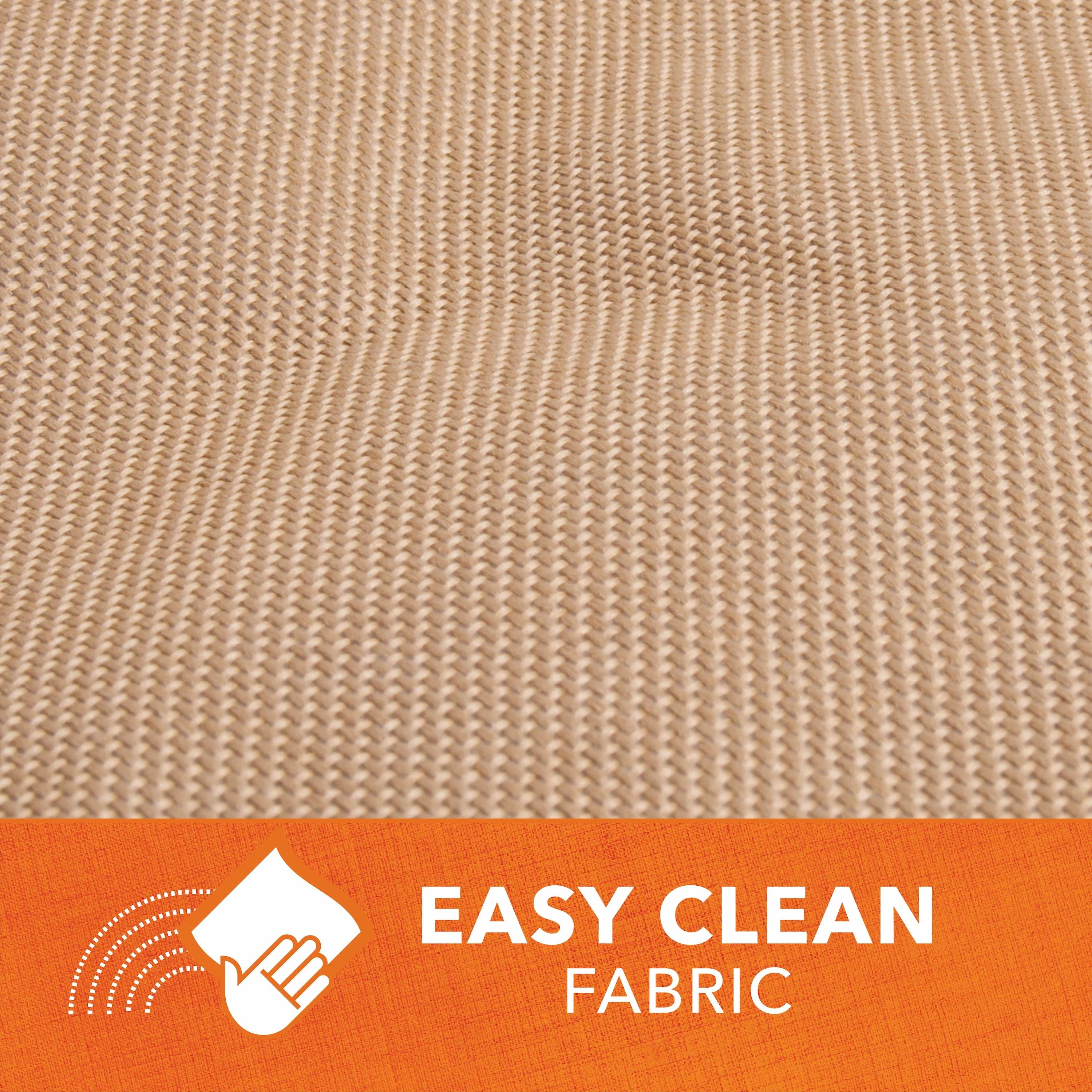 Modern Leisure Basics Patio Loveseat Cover, 2-Pack, 55"L X 33"W X 38"H, Khaki - image 3