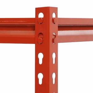 Muscle Rack 48"W x 24"D x 72"H 5-Shelf Steel Shelving, Red - image 6