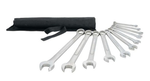11-Piece SAE Combination Wrench Set, 12-Point Box End and Open End Steel Hand Tools - product image 1