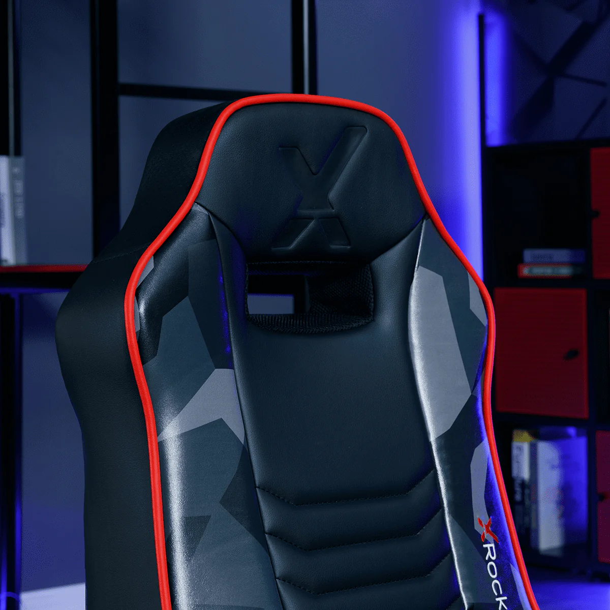X Rocker Bolero Jr 2.1 Audio Pedestal Gaming Chair, Black PU 26.77" x 24.41" x 36.81" - image 6