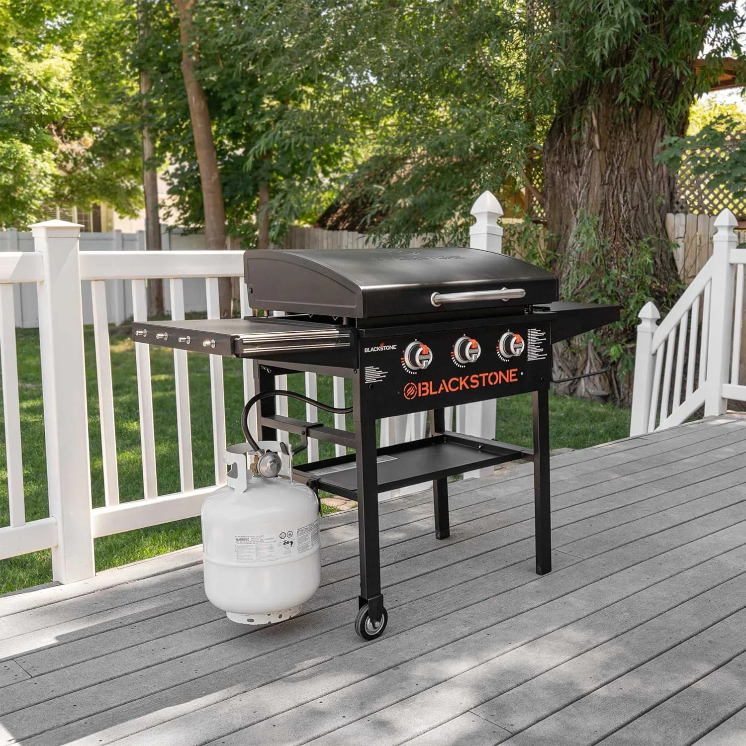 28 Inch Gas Griddle - 3 Burner Outdoor Flat Top Grill with Accessories - product image 5