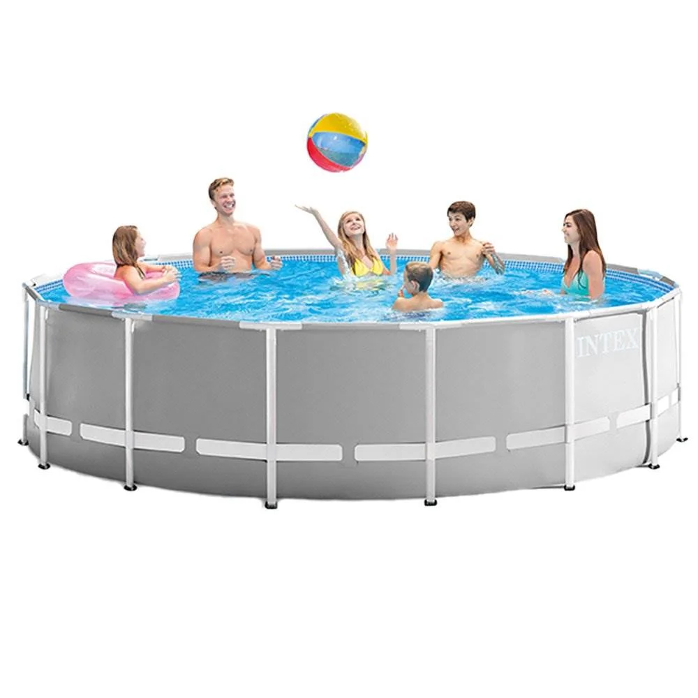 Intex 15ft x 15ft x 48in Above Ground Pool Set & Filter Pump Cartridge(6 Pack) - image 4