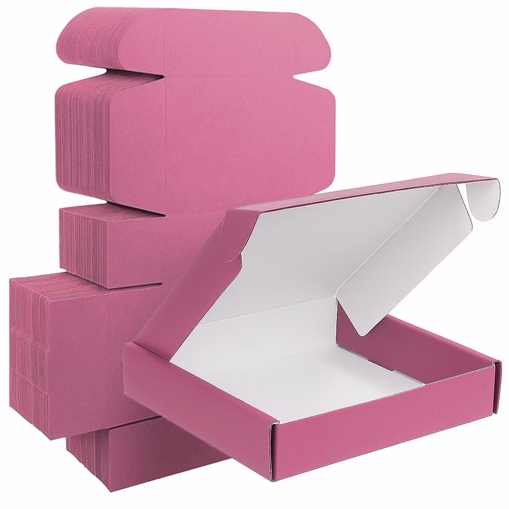 Ucanpack Corrugated Mailer Box Packing Supplies For Moving Pink Large , 24 x 14 x 4" - 25 Pcs - image 1