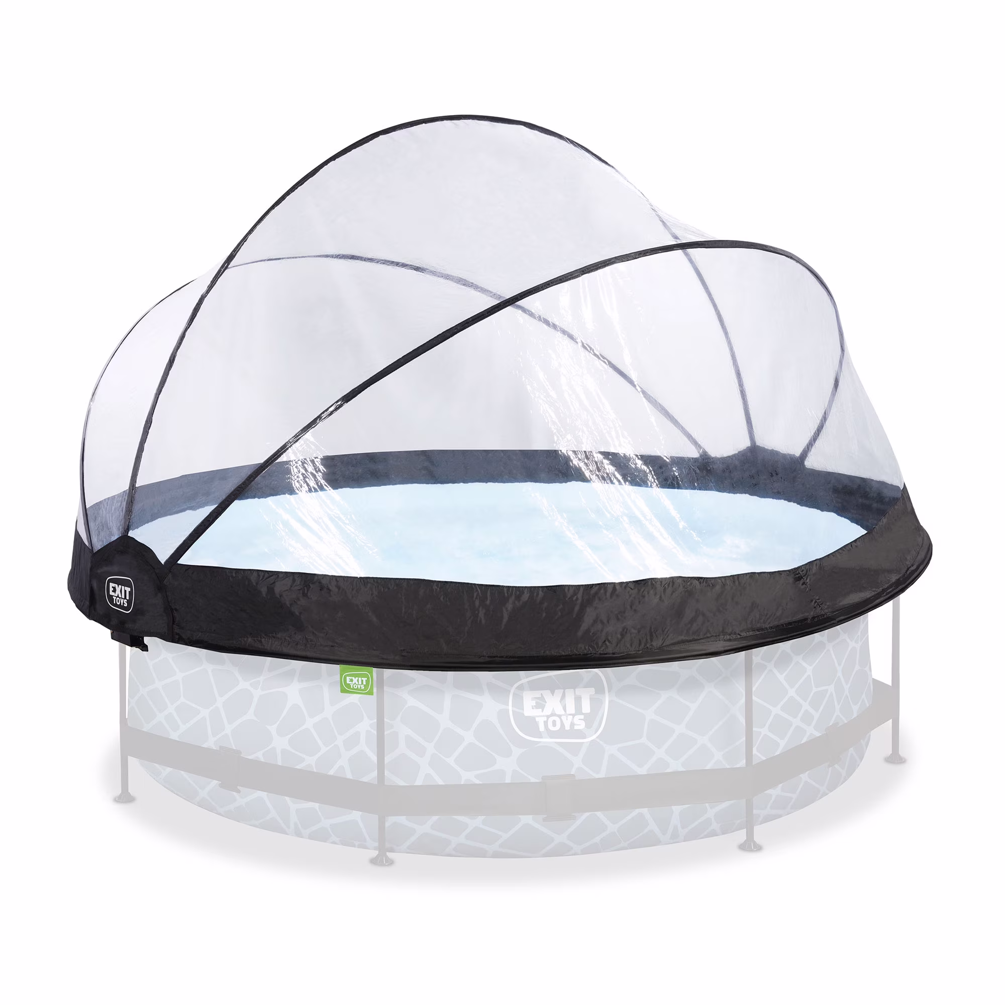 EXIT Toys UV Resistant Pool Covers, PVC Transparent, 104" x 104" x 55" - image 3
