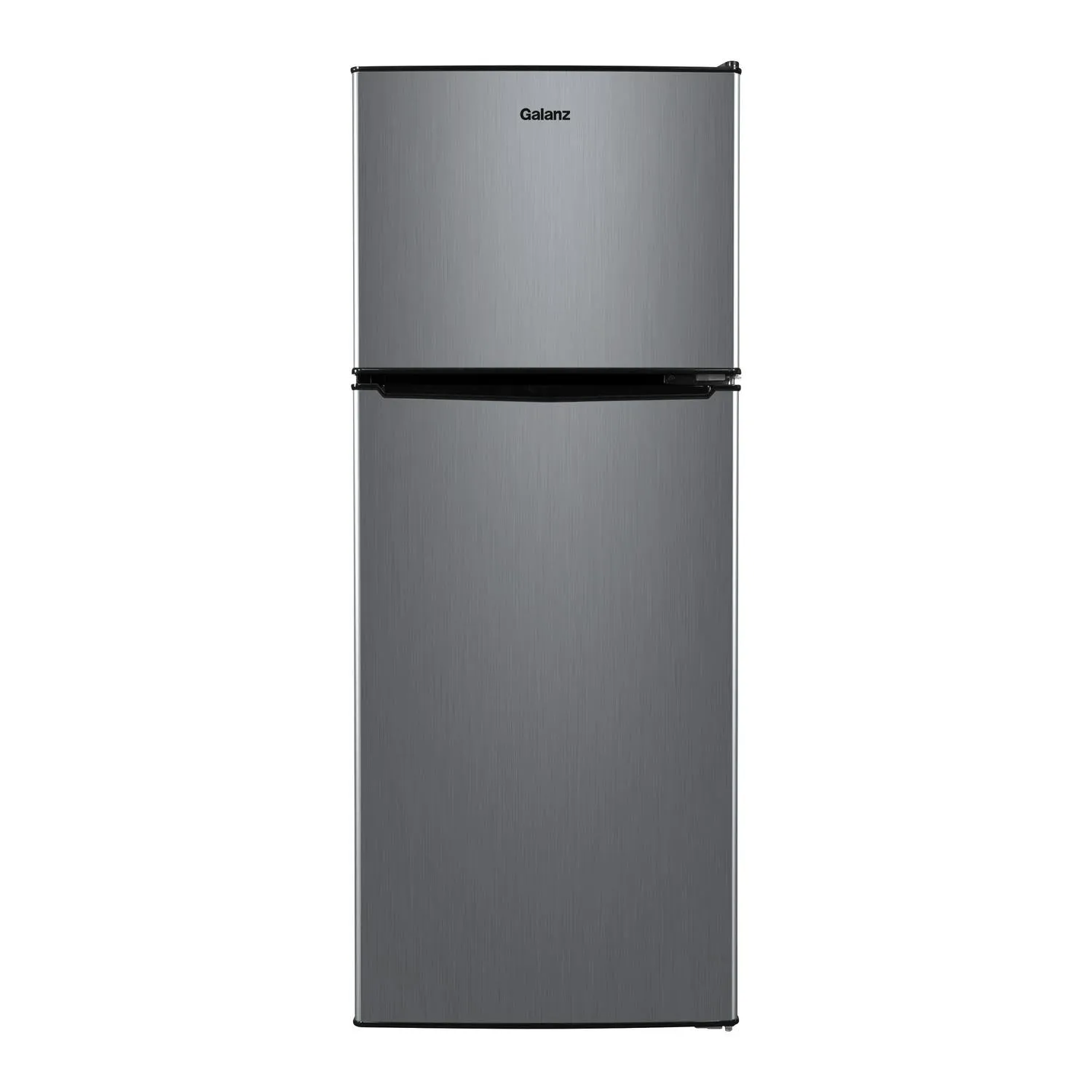 4.6 Cu. Ft. 2 Door Mini Refrigerator with Freezer - Stainless Steel Compact Fridge with Interior Light - product image 1