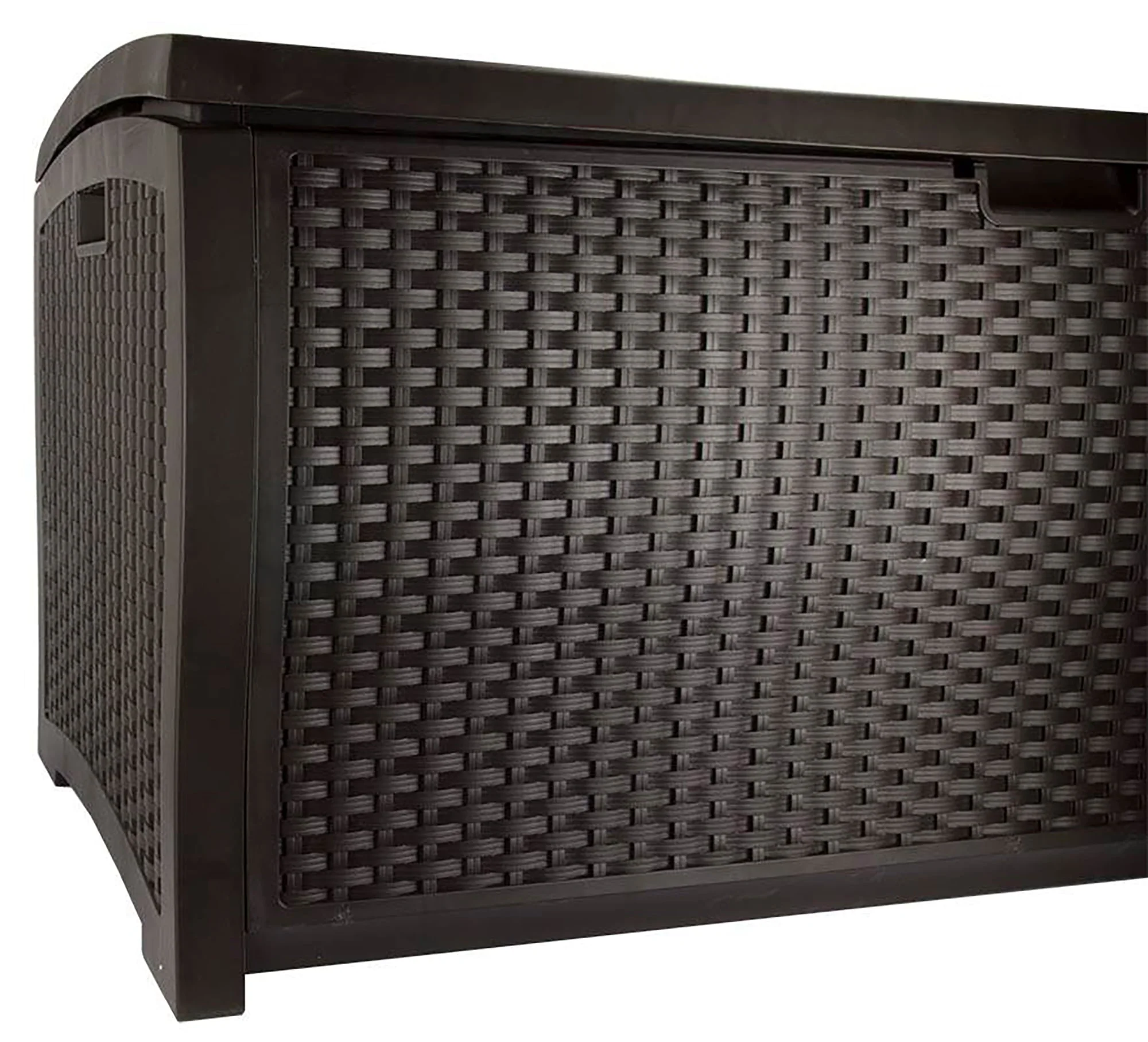 Suncast Resin 99-Gallon Deck Box - Mocha Brown - DBW9200- 52 in D x 27.5 in H x 27.6 in W - image 6