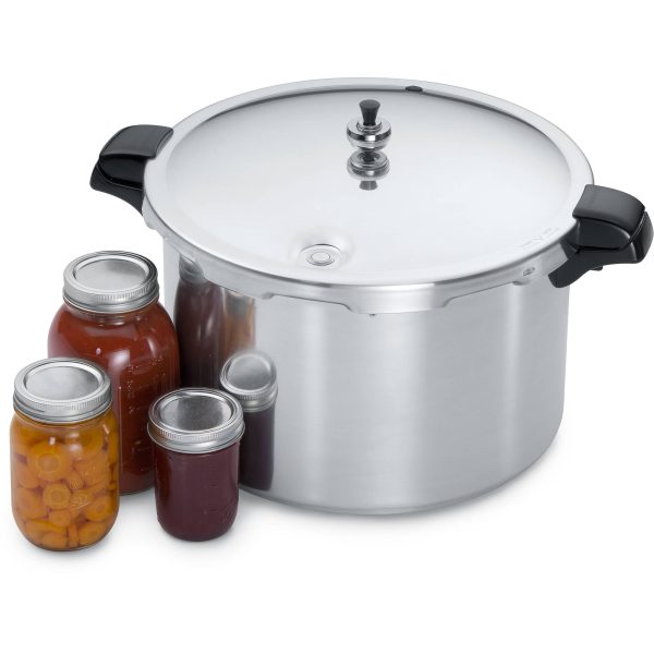 16 Quart Pressure Canner & Cooker - Aluminum Home Canning Pot with Pressure Regulator and Rack - product image 1