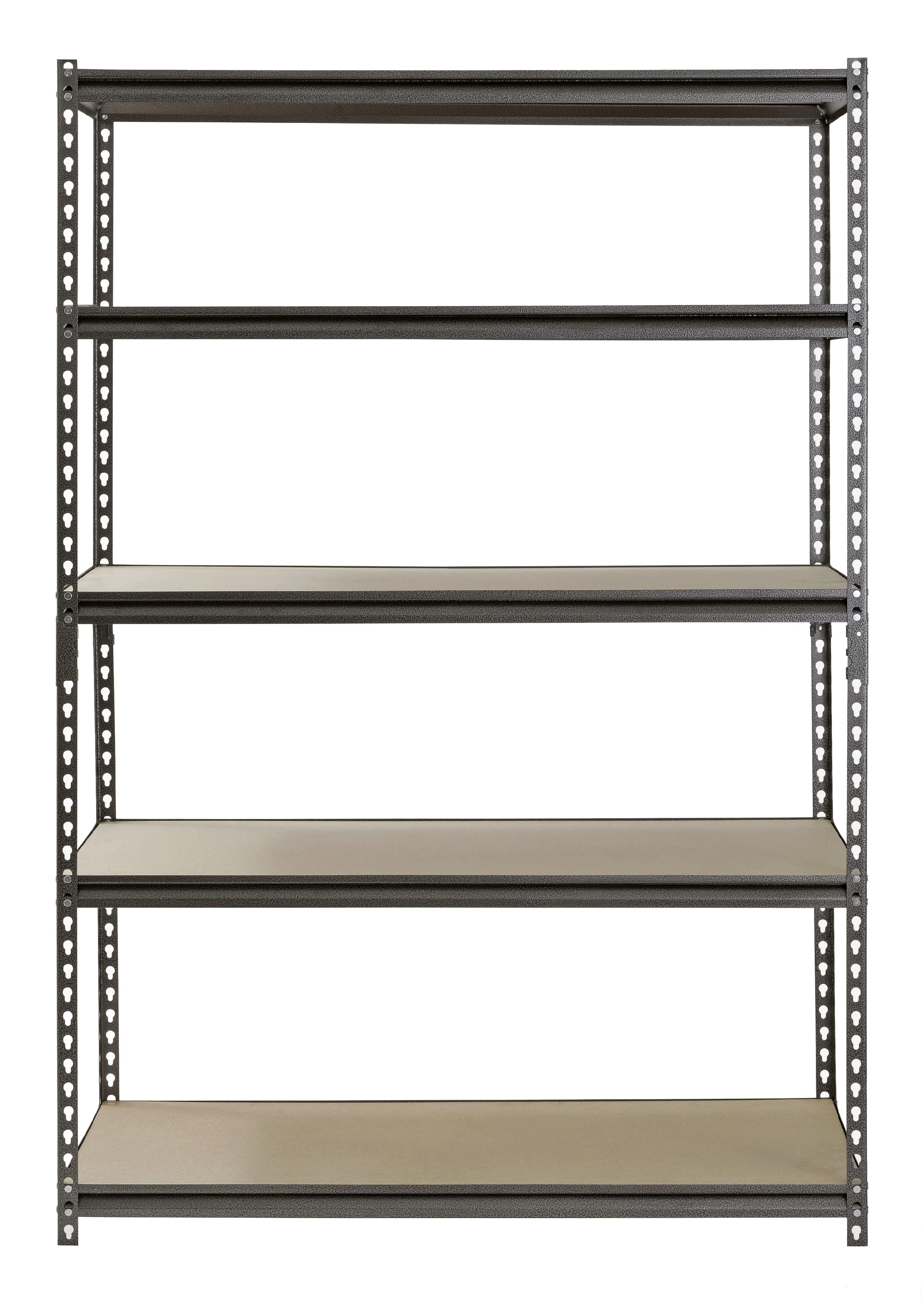 Muscle Rack 48"W x 24"D x 72"H 5-Shelf Steel Freestanding Shelves, Silver - image 6