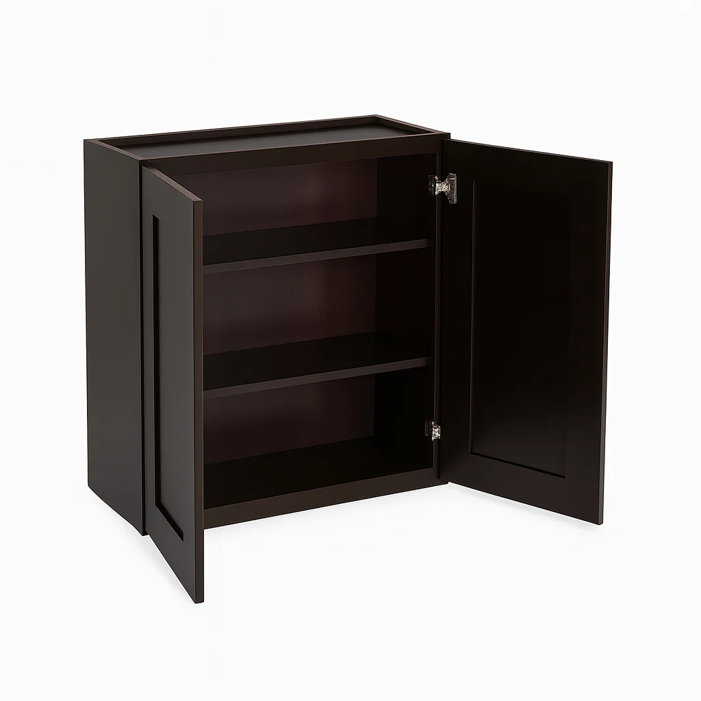 Design House Brookings Solid Wood Ready to Assemble Wall Kitchen Cabinet (30" x 12" x 36"), Espresso - image 8