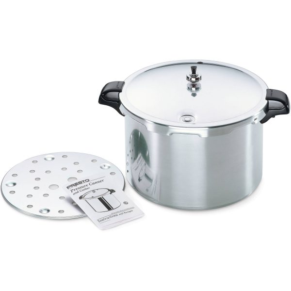 16 Quart Pressure Canner & Cooker - Aluminum Home Canning Pot with Pressure Regulator and Rack - product image 2