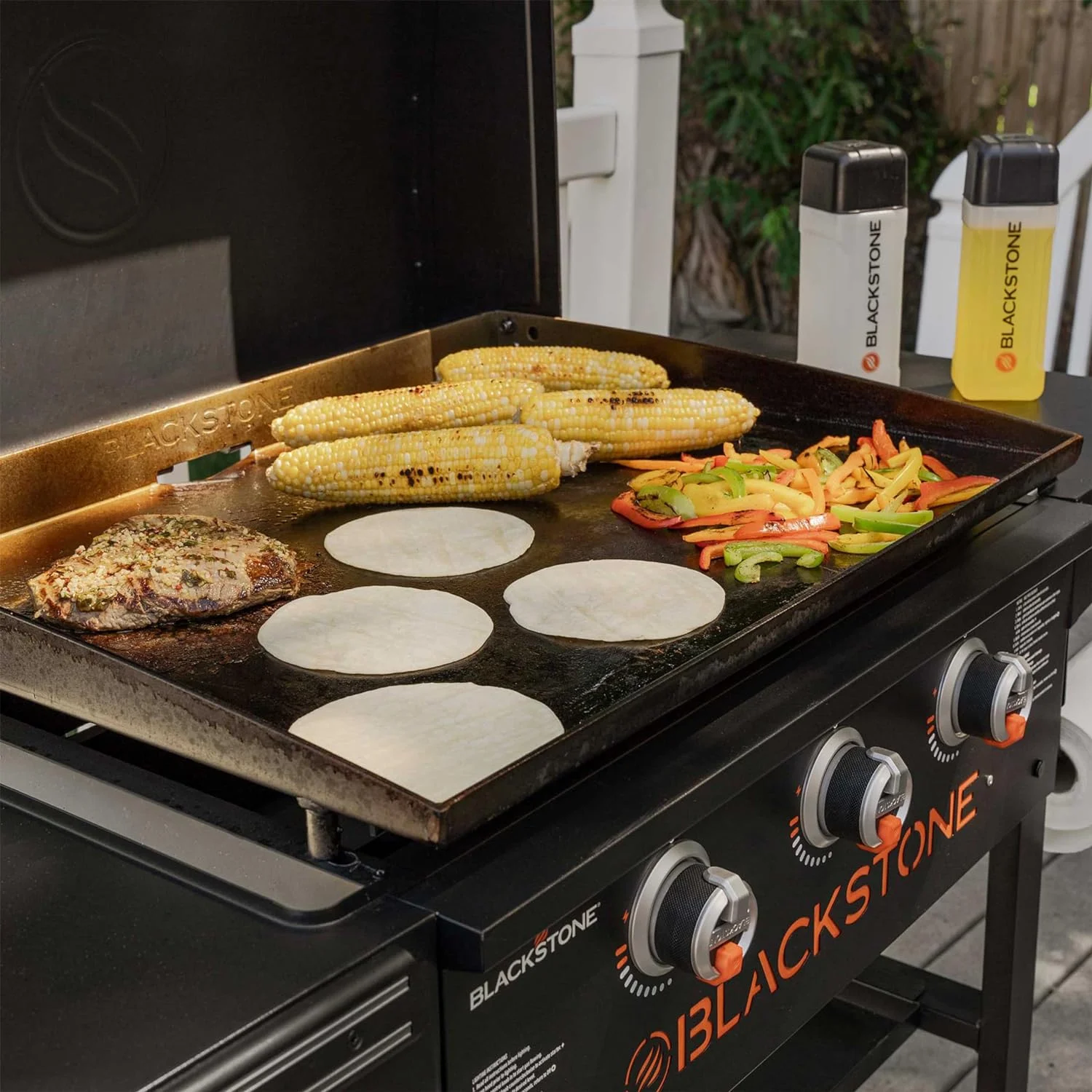 28 Inch Gas Griddle - 3 Burner Outdoor Flat Top Grill with Accessories - product image 3