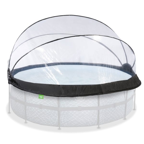 14-Foot Round Pool Dome Cover Enclosure, Transparent PVC Swimming Pool Weather Shield for Above-Ground Pools - product image 1