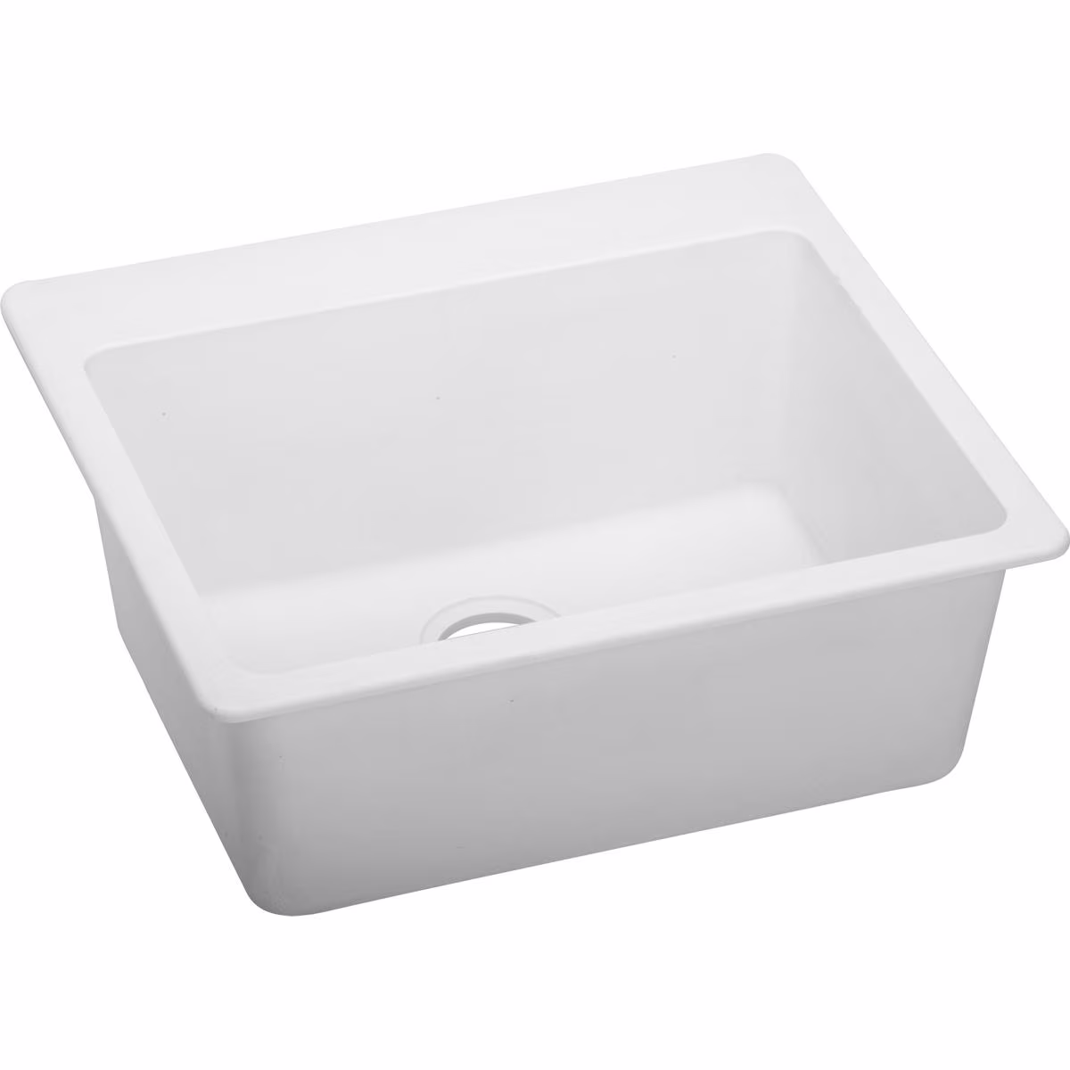 Elkay Quartz Classic 25" x 22" x 9-1/2", Single Bowl Drop-in Sink, Greystone - image 7