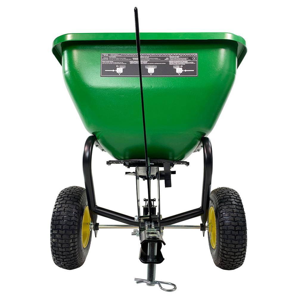 175 lb Tow-Behind Broadcast Spreader with Poly Hopper, Adjustable Flow Control for Lawn Tractors - product image 2
