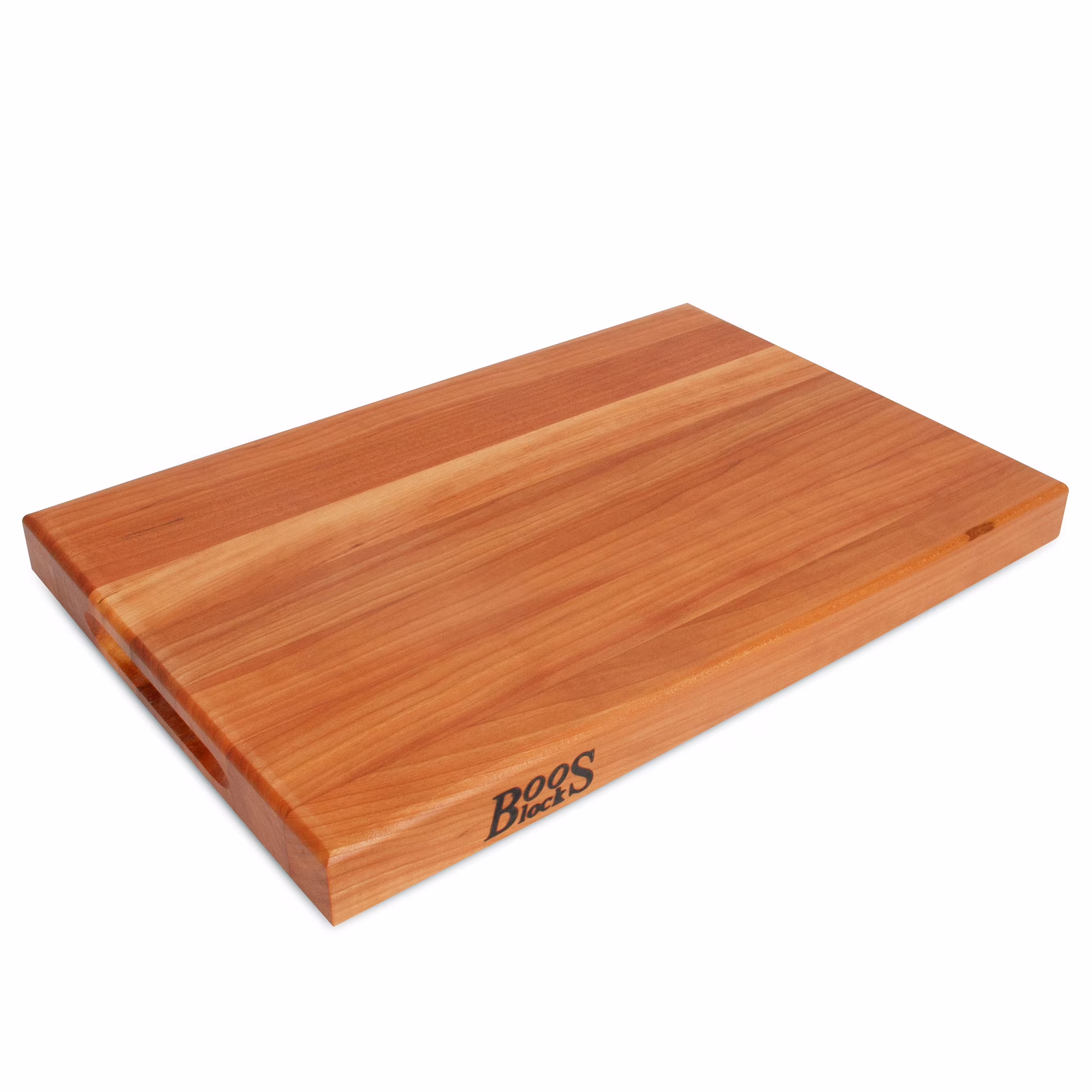 John Boos R-Board Reversible Wood Cutting Board, 18" x 12" x 1 1/2", Cherry - image 1