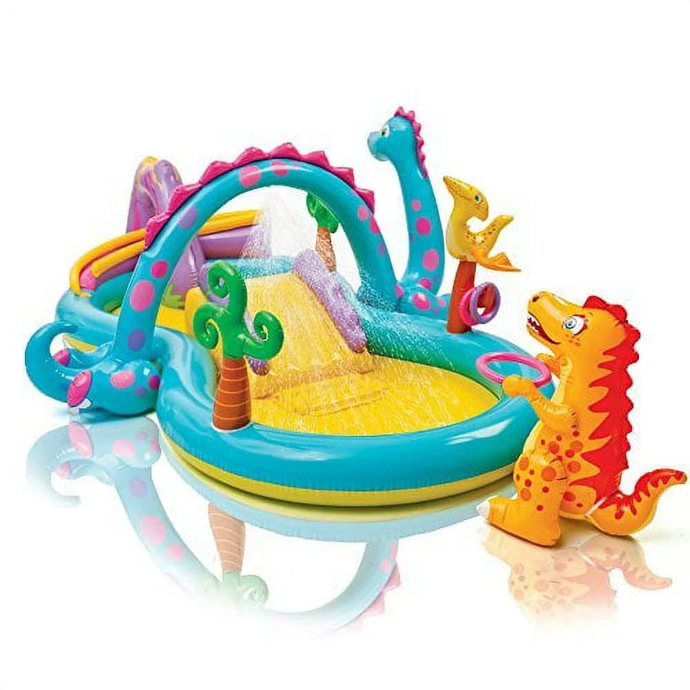 Intex Dinoland Inflatable Play Center, 131 X 90 X 44, Ages 3+ (57135) - image 1