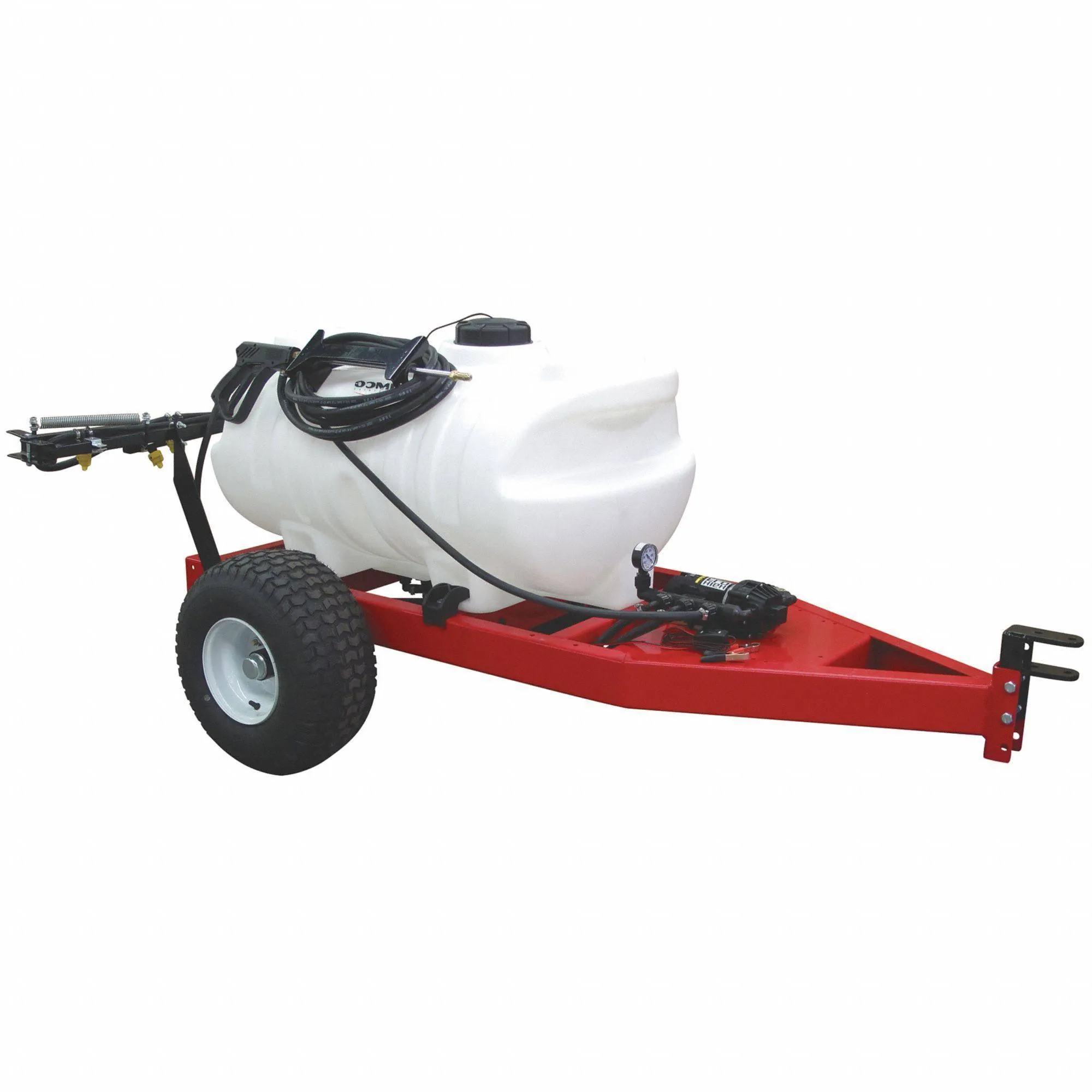 60 Gallon Pull Behind Sprayer - 12V Trailer Sprayer with Spray Boom and hand spray wand - product image 1