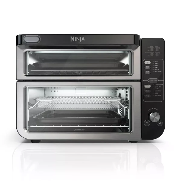 Ninja 12-in-1 Double Countertop Oven with FlexDoor, Convection, Air Fry, Smart Finish Technology - product image 4