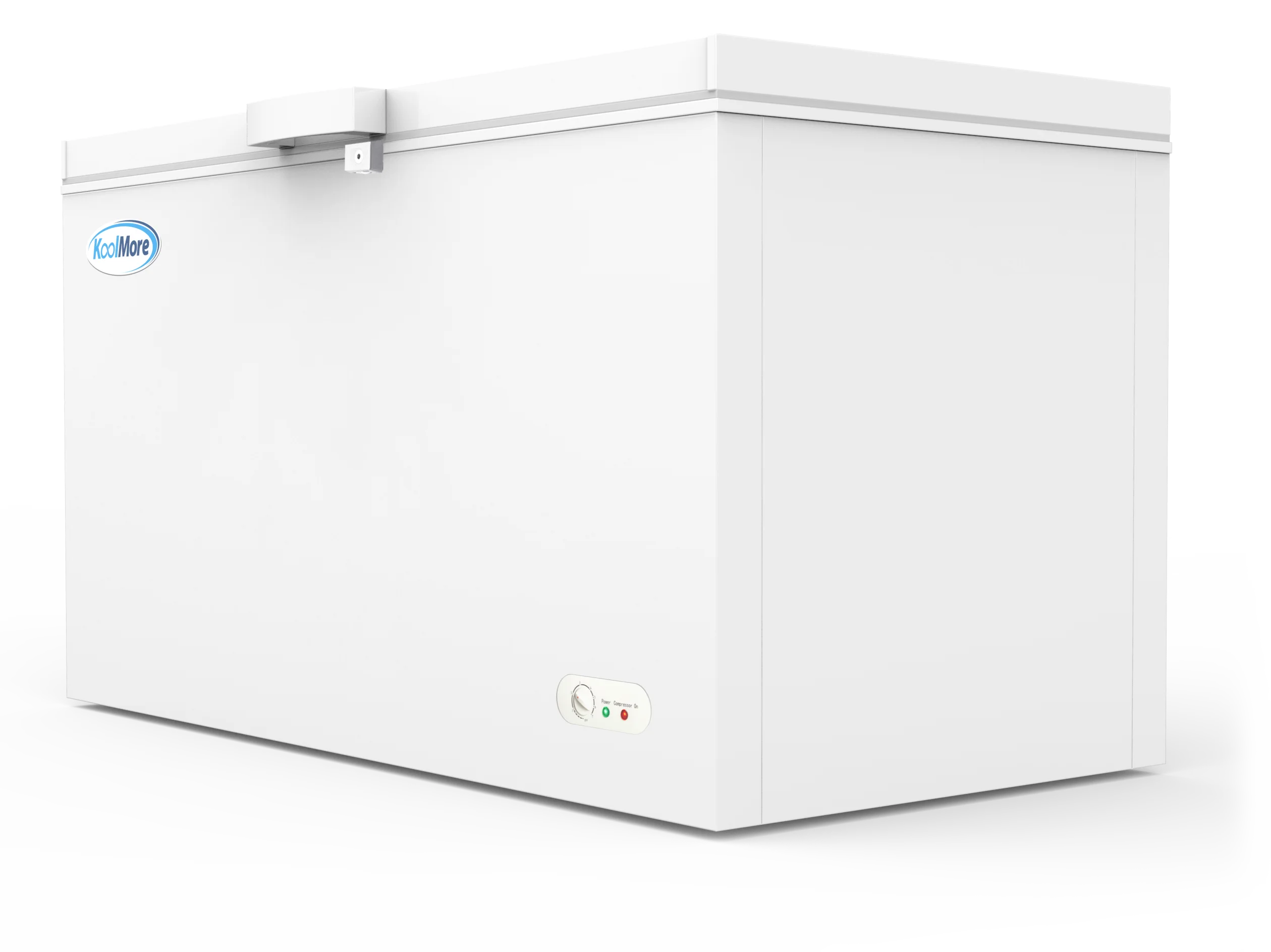 16 Cu. Ft. Chest Freezer with Lock - Deep Freezer with 2 Storage Baskets, Wheels & Adjustable Temperature Control - product image 2