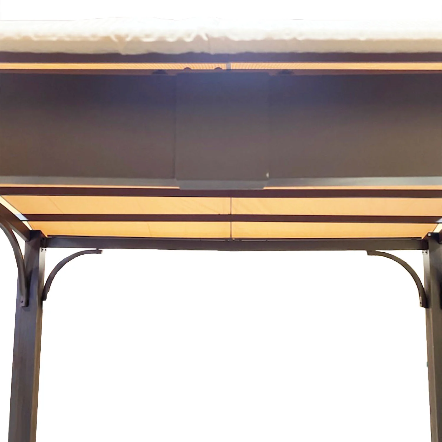 Garden Winds RipLock 500 10' x 10' x 8' Beige Polyester Pergola, Water Resistant - image 2