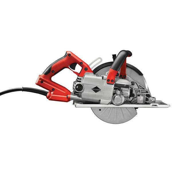 15 Amp 8-Inch Worm Drive Metal Cutting Circular Saw - Corded Saw with Carbide Blade & Chip Tray - product image 3
