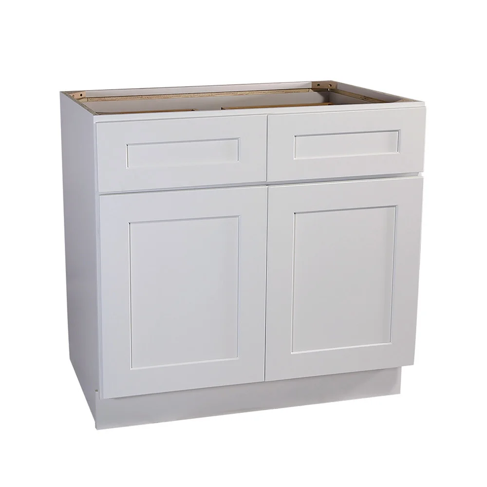Design House Brookings Assembled Shaker Style Base Kitchen Cabinet (36" x 34.5" x 24"), Sherwin Williams? White - image 6
