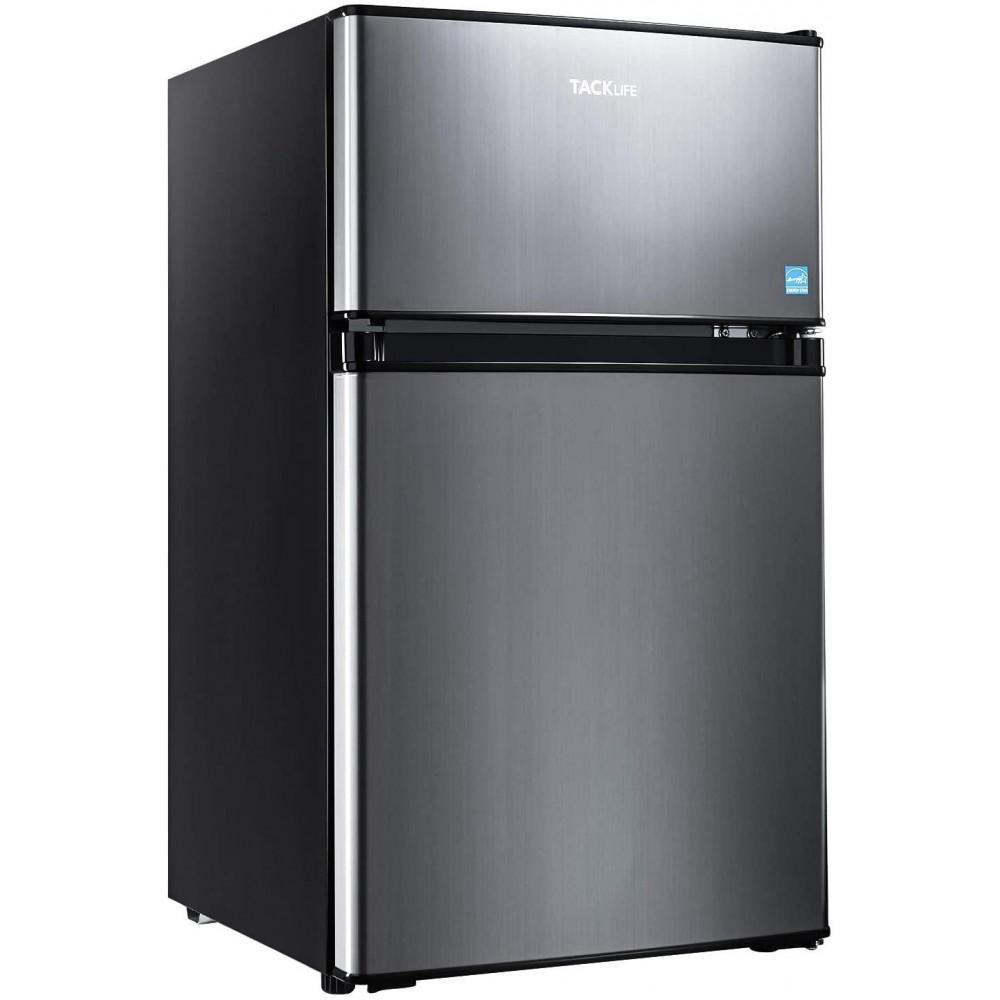3.1 Cu. Ft. Mini Fridge with Freezer - 2 Door Compact Refrigerator with LED Light and Thermostat Control - product image 1