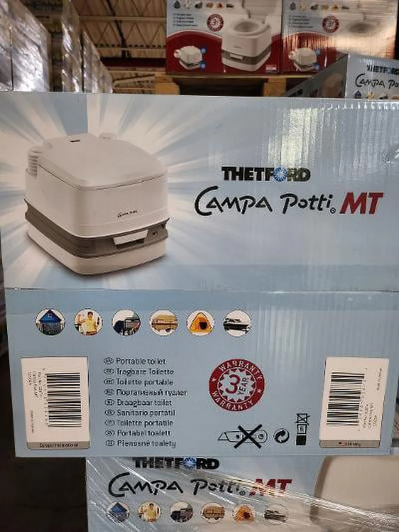 Thetford Campa-Potti MT, 4-gal Portable Toilet, Length 16.8 x Width 15.1 in x Height 13 in. - image 3