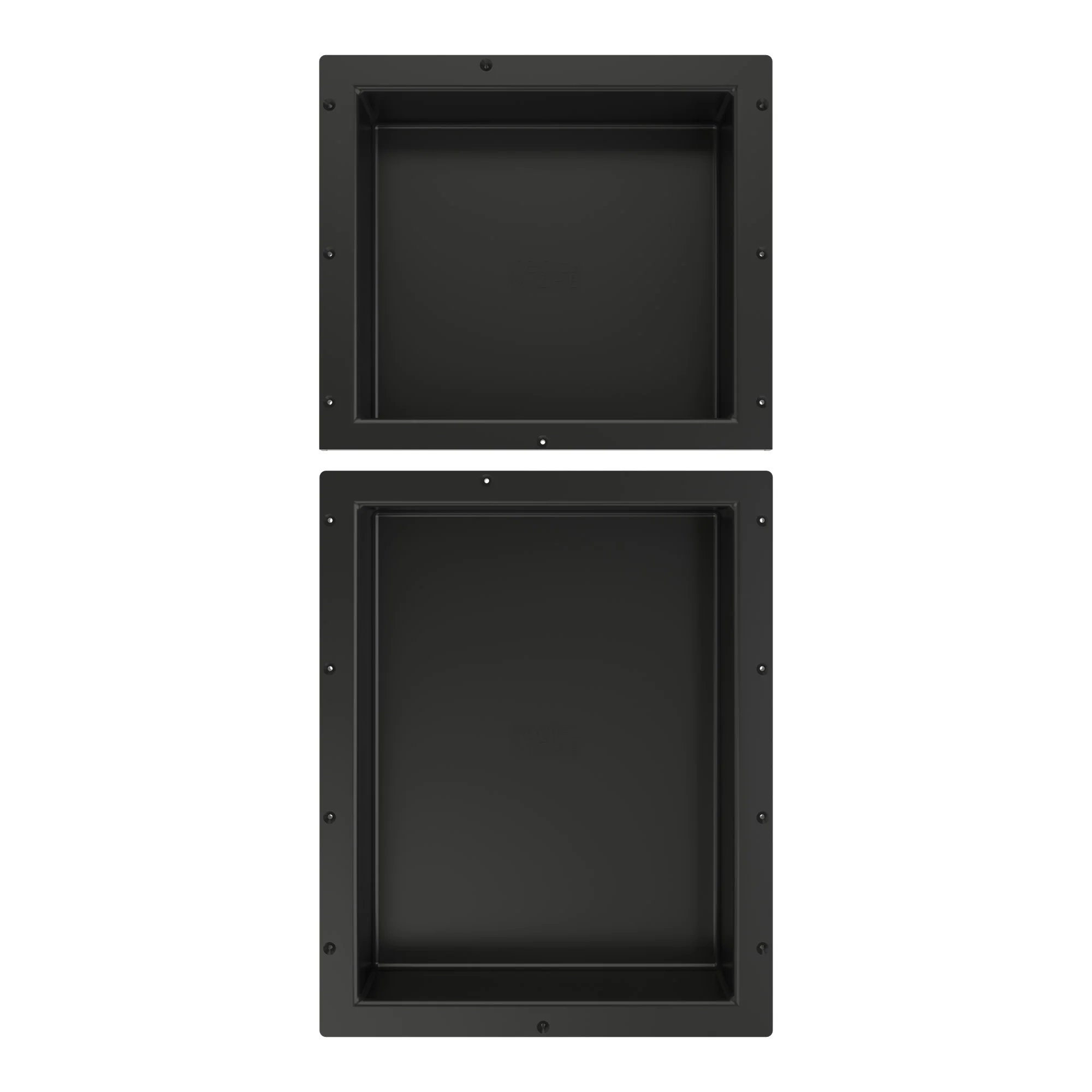 Tile Redi RND1614S-20 Redi Niche 16" x 34" x 4" Double Recessed Shelf Gray - image 5