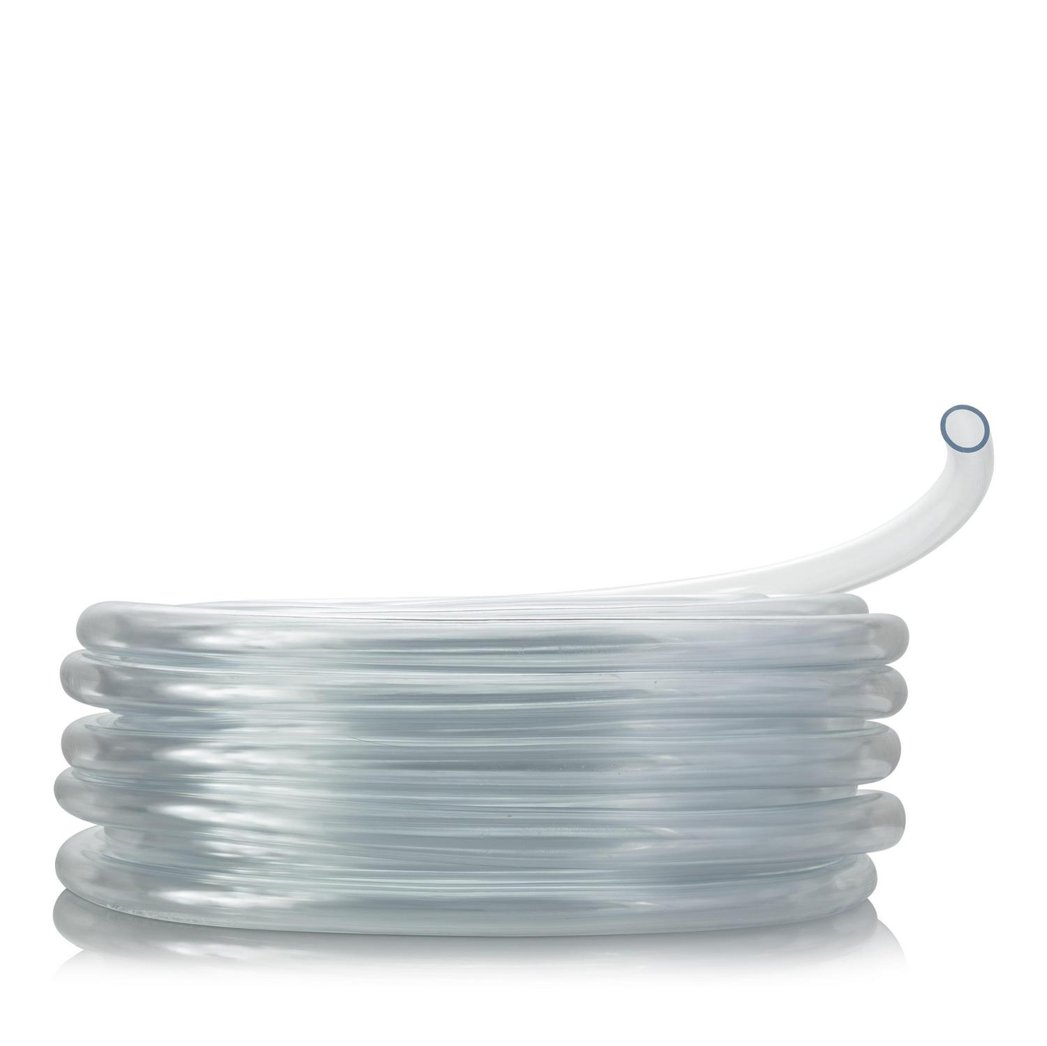 1 In. I.D. x 1-1/4 In. O.D. x 100 ft. Multi-Use Clear Flexible Vinyl Tubing - image 1