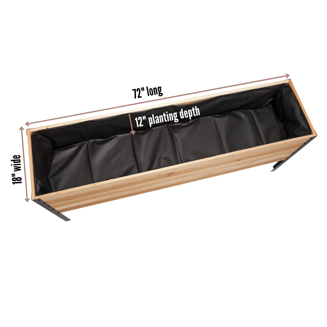 18" x 72" Raised Garden Bed - image 4