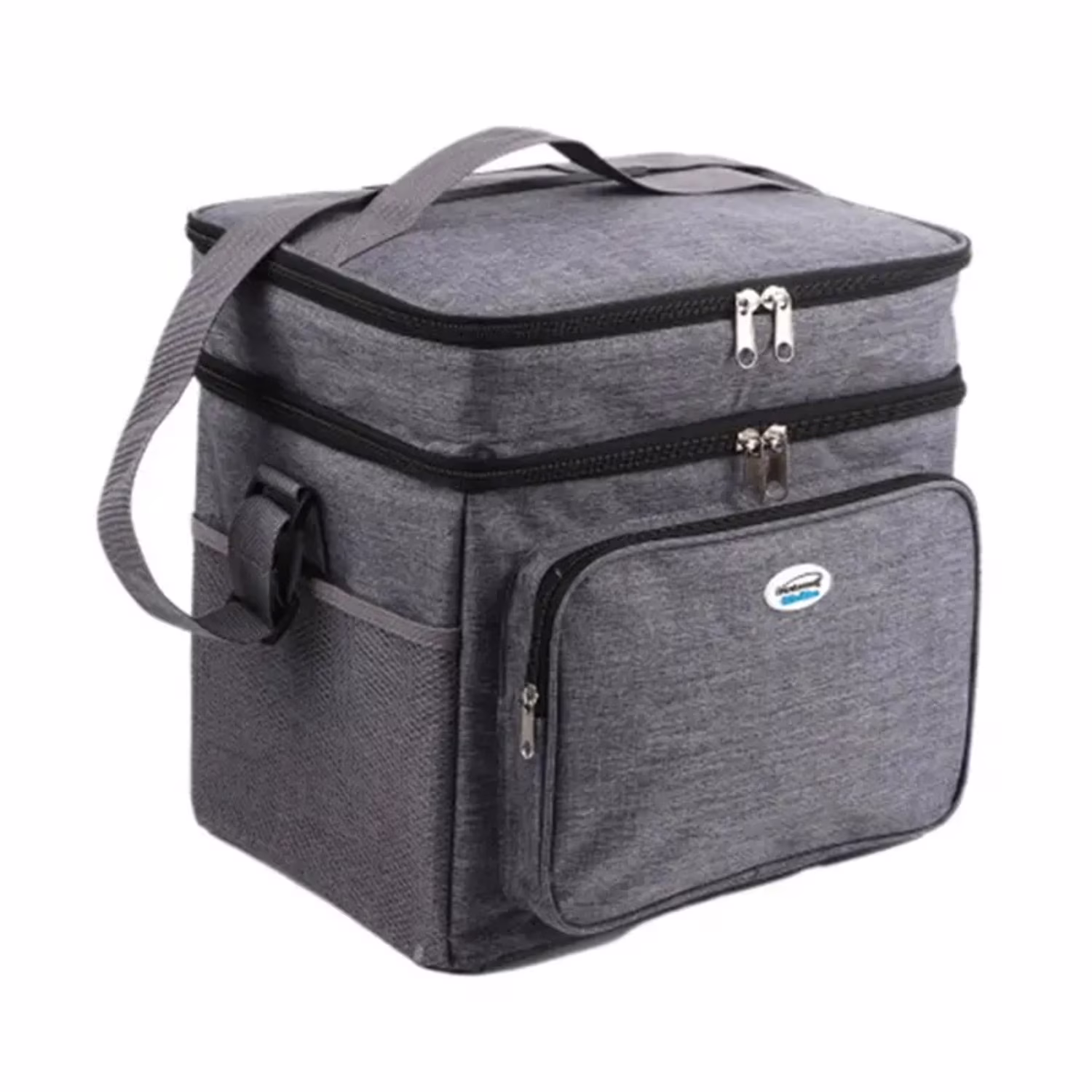 Cooler Bag w/ Hard Plastic Liner, 24 Can 12.5" x 13.8" x 12.5" - image 2