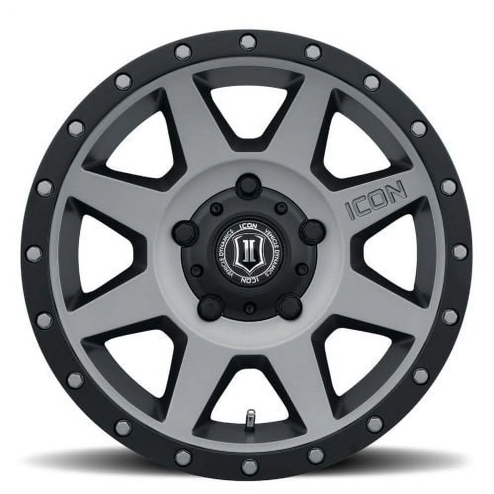ICON Alloys Rebound, Titanium, 17 x 8.5 / 6 x 5.5, 0mm Offset, 4.75" BS - image 2