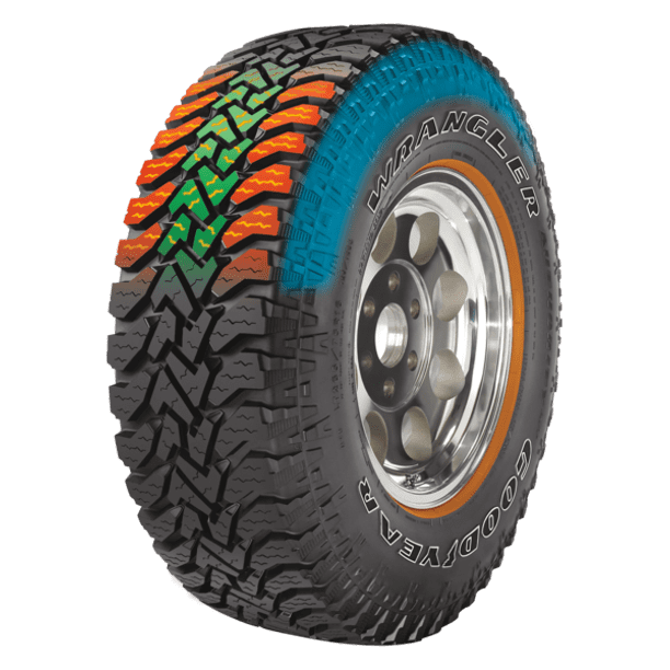 Goodyear Wrangler Authority A/T 31X10.50R15LT 109Q All-Terrain All-Season Tire - product image 5