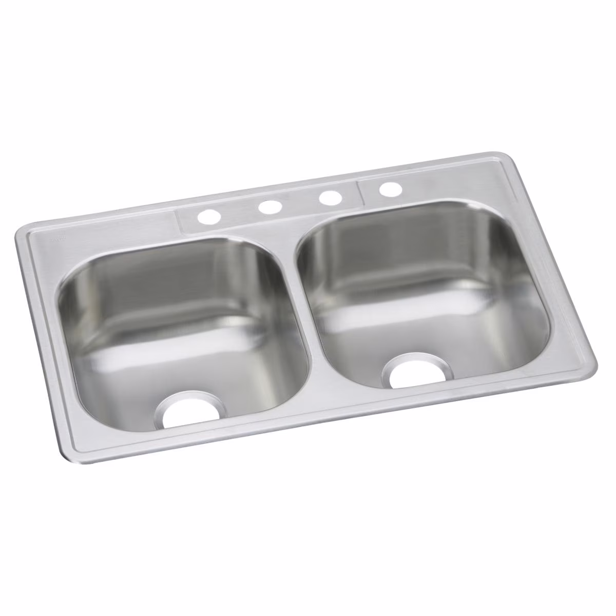 Elkay Dayton Stainless Steel 33" x 22" x 8-1/16", Equal Double Bowl Drop-in Sink - image 1