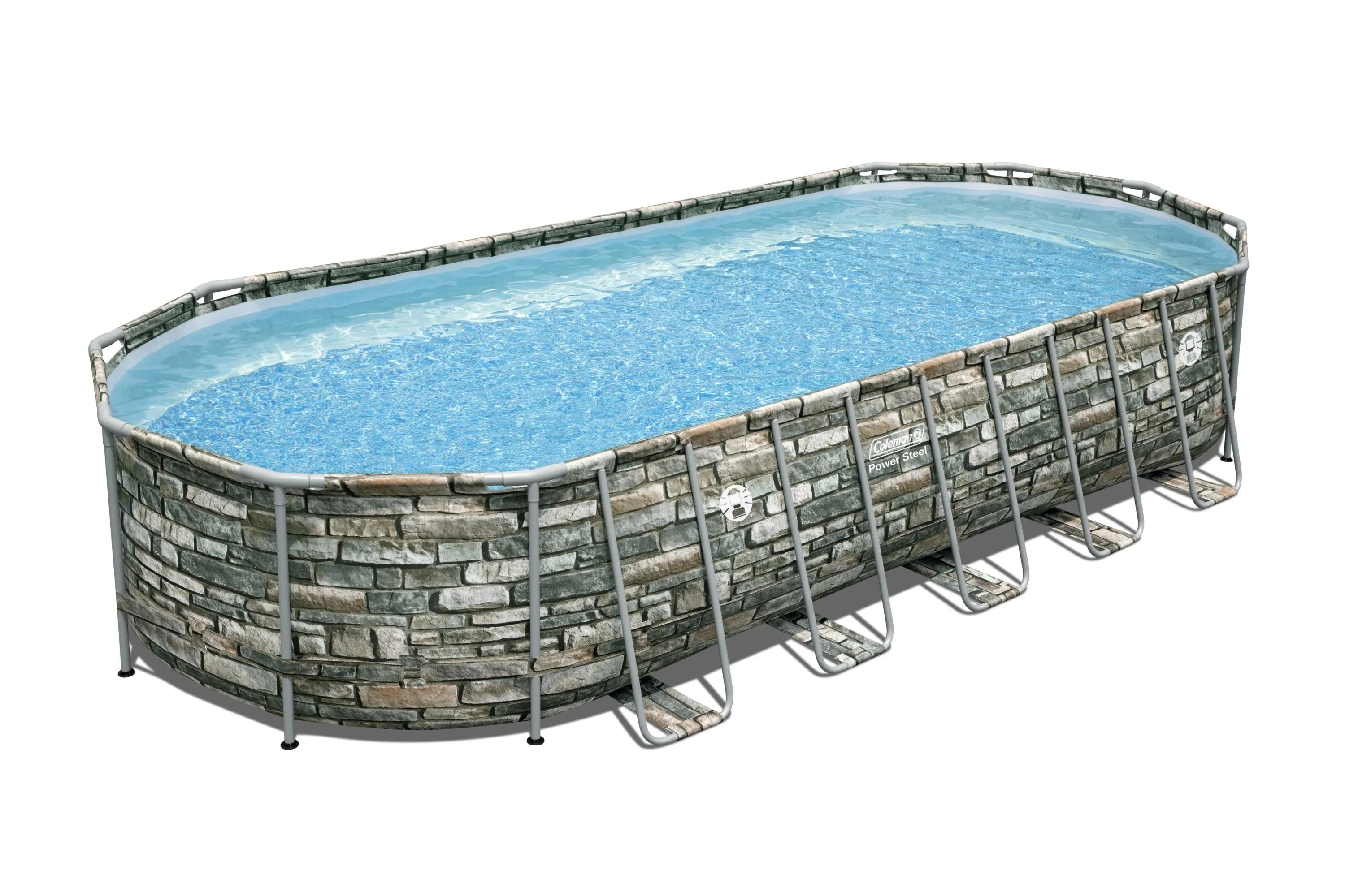 Coleman Power Steel 26 x 12 x 52 Oval Above Ground Pool Set - image 1