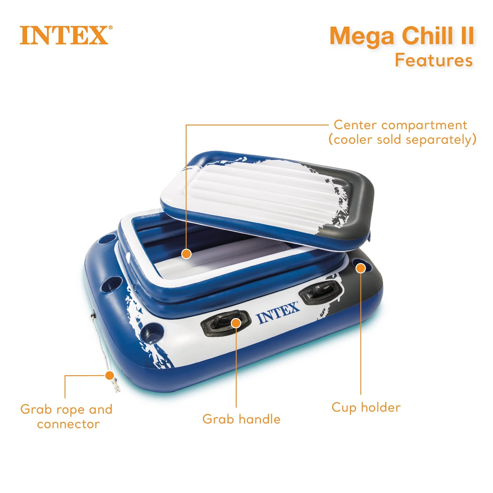 INTEX 18ft x 9ft x 52in Ultra XTR Above Ground Pool, Floats (2 Pack), & Inflatable Cooler - image 5