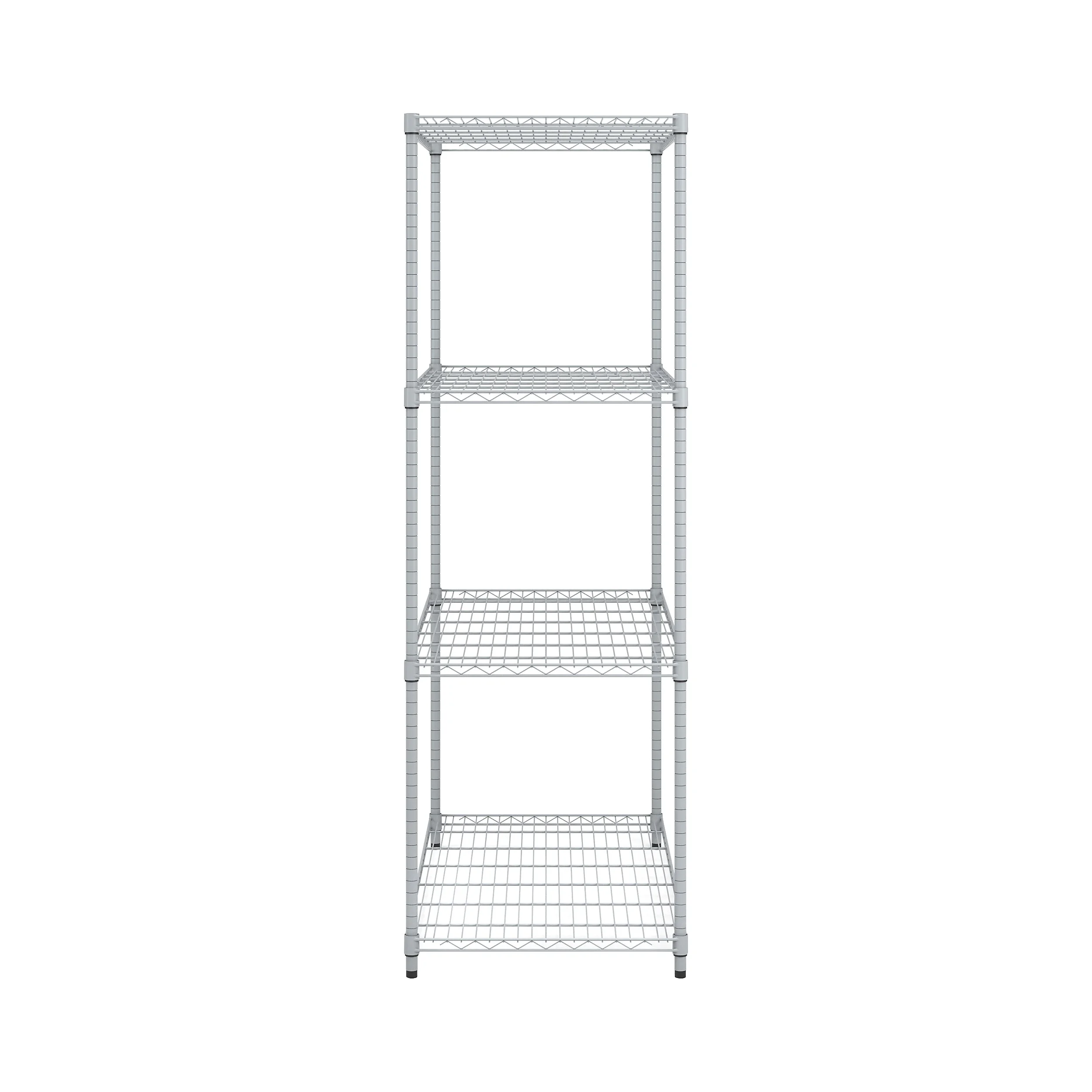 OFM Adjustable 24"W x 48"D x 72"H 4-Shelf Freestanding Shelves, Silver - image 5