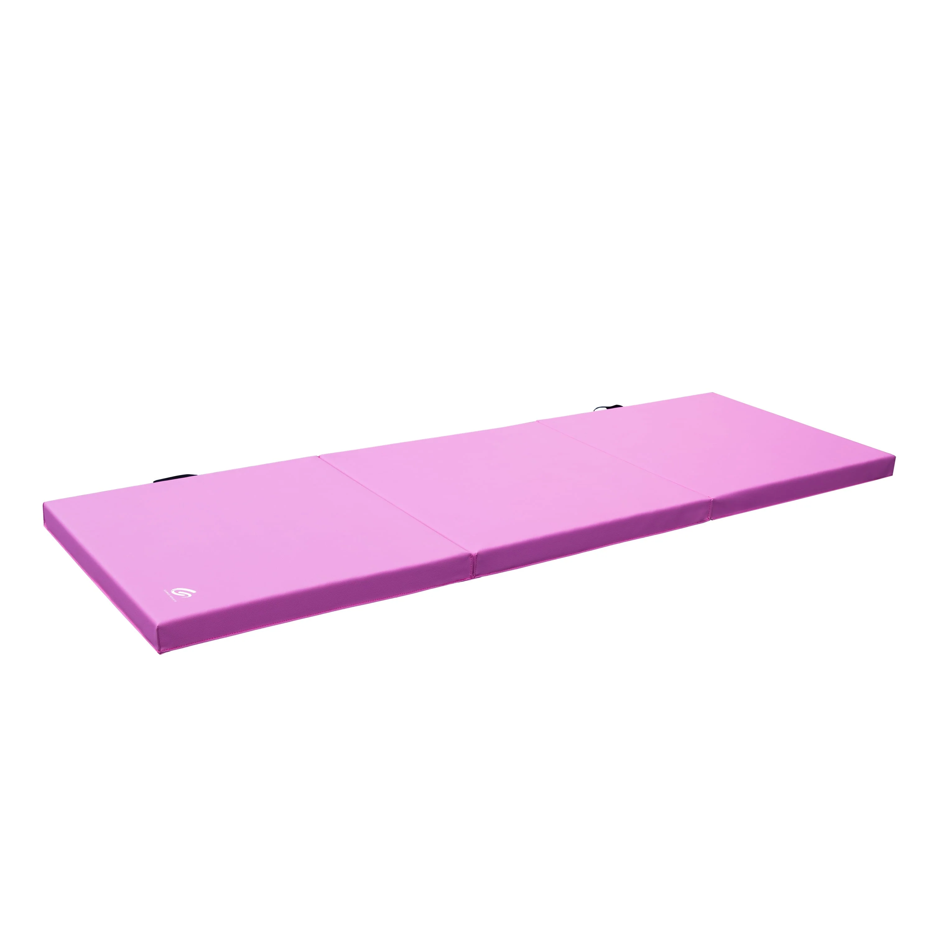 Coinus Sports Tri-Fold Gymnastics Exercise Mat with Handles, 6' x 2' x 2", Pink - image 2