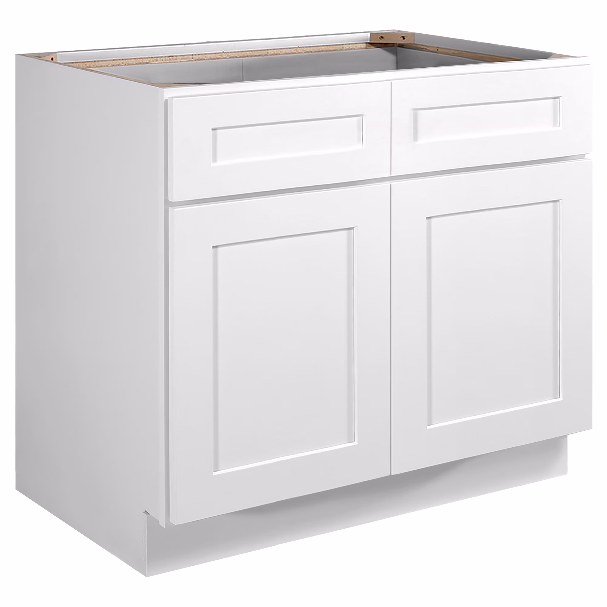 Design House Brookings Assembled Shaker Style Base Kitchen Cabinet (36" x 34.5" x 24"), Sherwin Williams? White - image 1