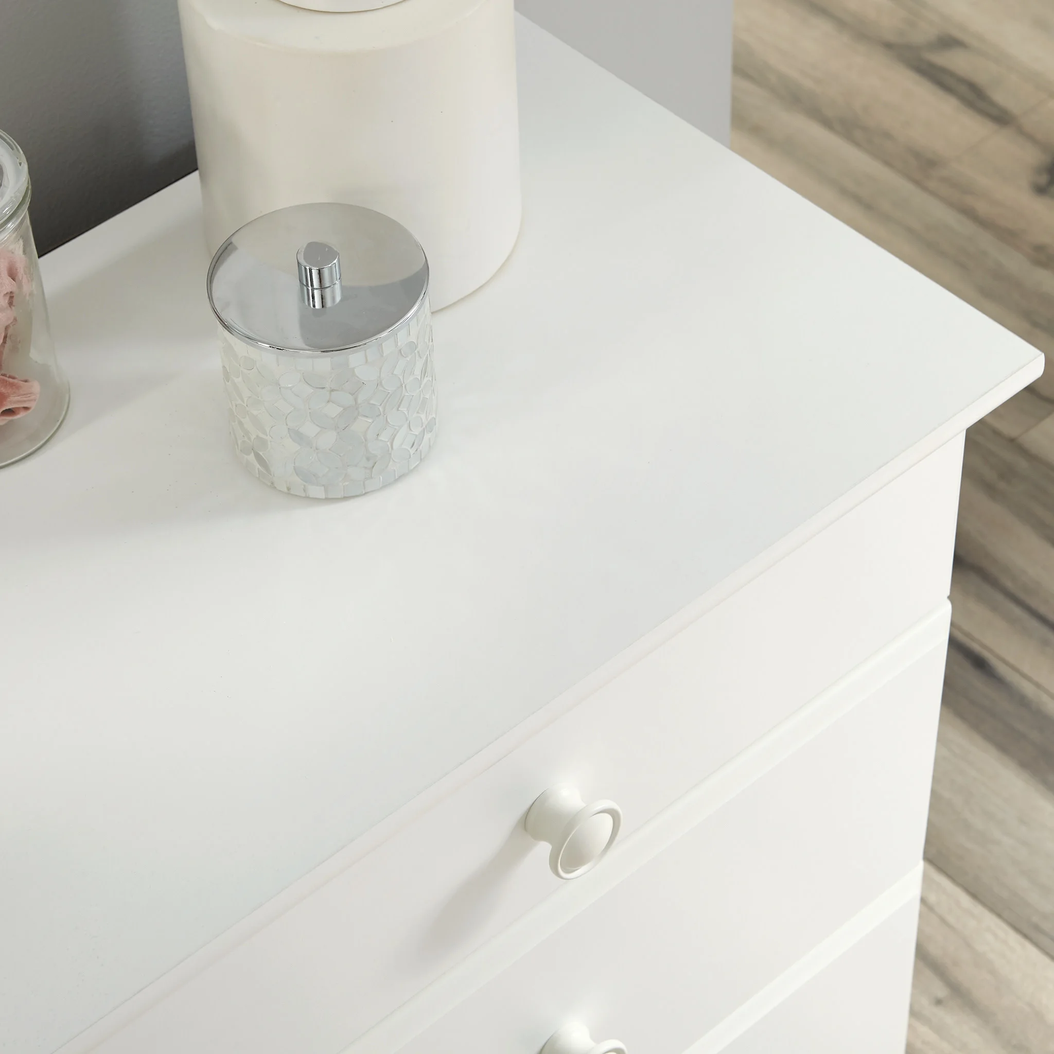 Mainstays Storybook Soft White Dresser, 49.13" L x 16.22" W x 30.24" H - image 4