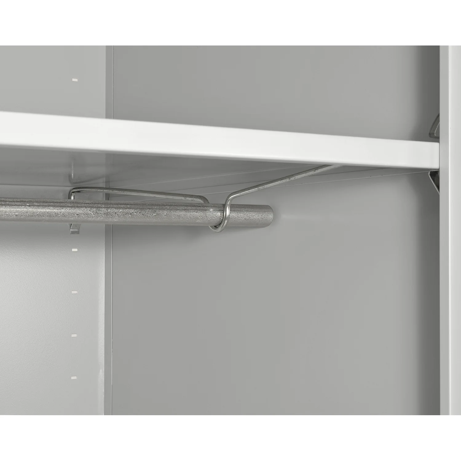 Elite Series Wardrobe Cabinet with Adjustable Shelf, 36"W x 24"D x 72"H, Dove Gray - image 5